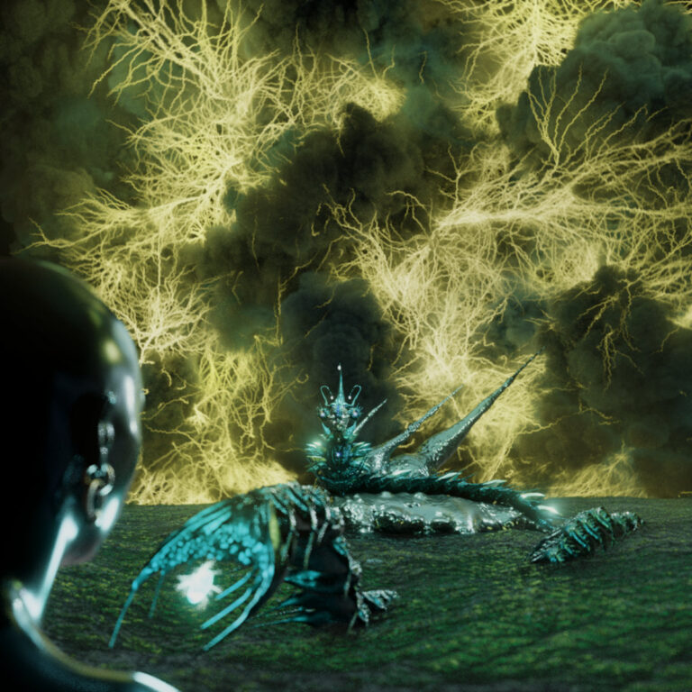 Portada del compilado de música electrónica MAZACOTE