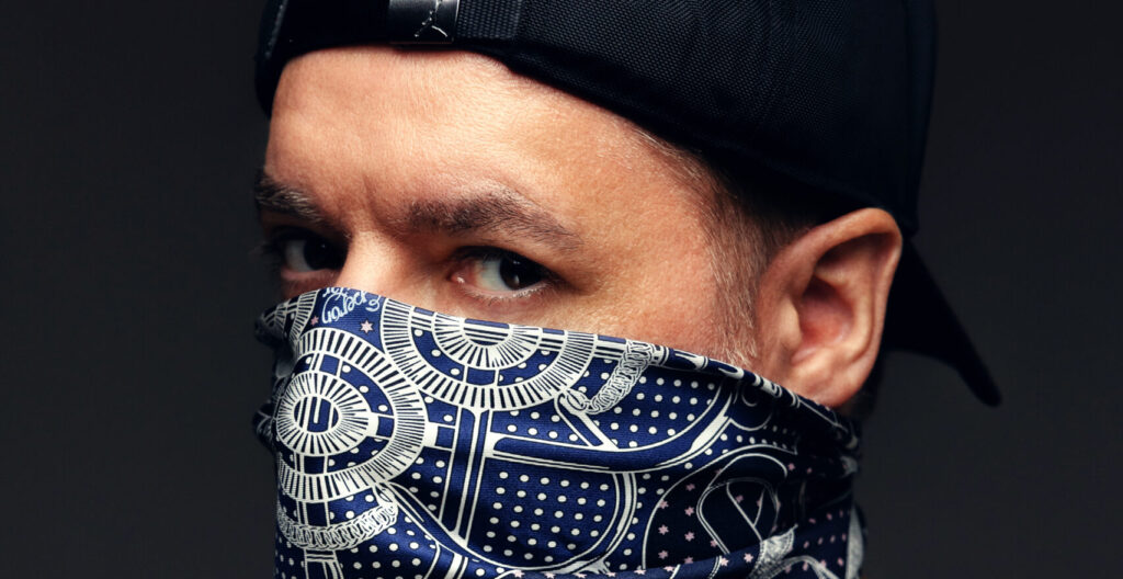 Retrato del beatmaker Hip Hop alemán Superior