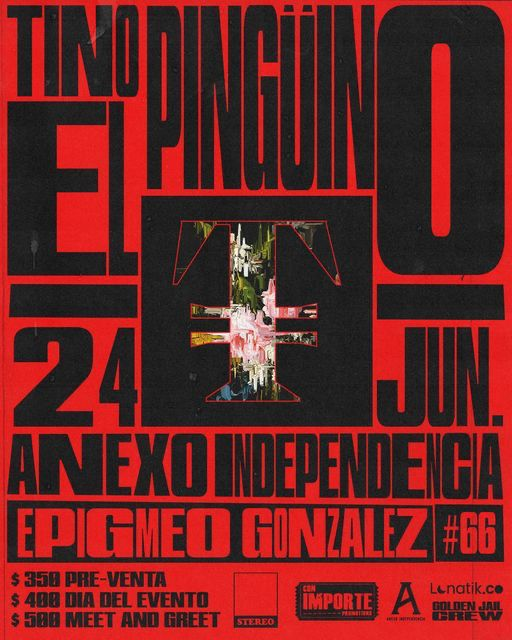 Afiche de Tino El Pingüino de la etapa de "El Horror"