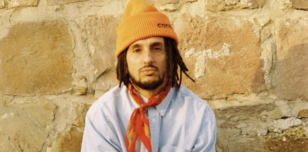 Retrato del baterista catalán Hoss Benítez.